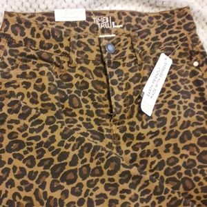 Leopard print jeggings. Size 2. New with tags.